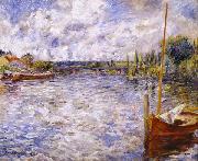 Pierre-Auguste Renoir The Seine at Chatou oil painting